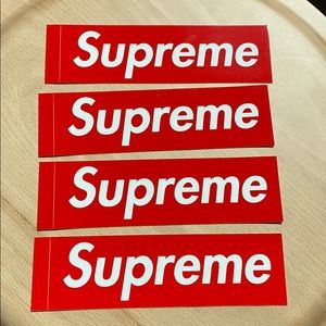 Authentic SUPREME stickers